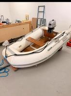 Rubberboot met motor, Watersport en Boten, Bootonderdelen, Ophalen of Verzenden, Zo goed als nieuw, Motor en Techniek, Motorboot