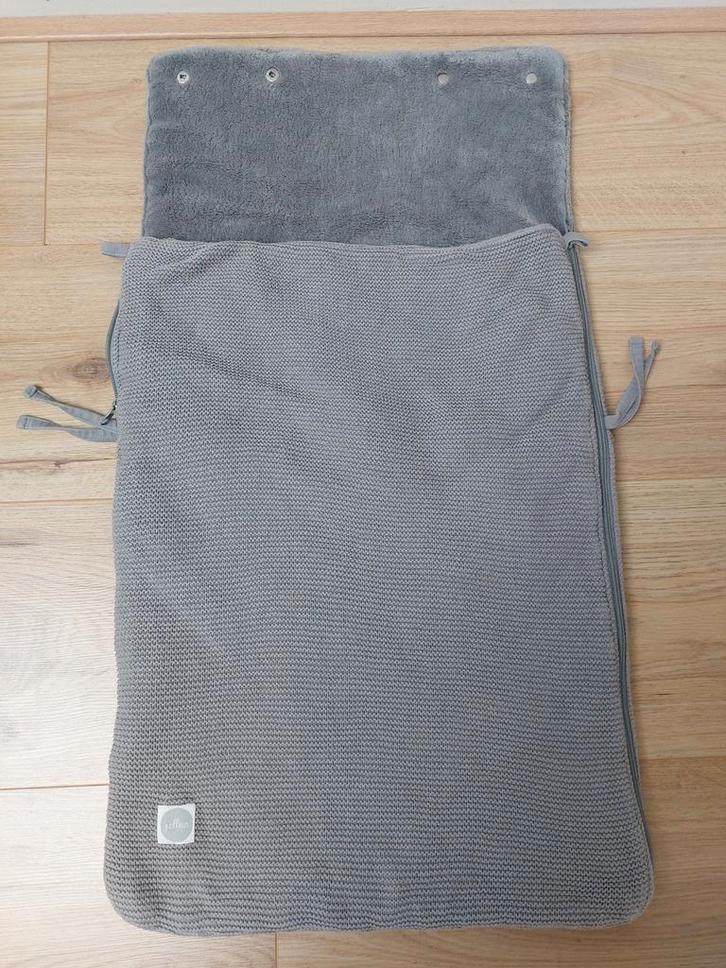 Jollein voetenzak voor autostoel/kinderwagen grijs, Kinderen en Baby's, Dekens, Slaapzakjes en Inbakerproducten, Zo goed als nieuw