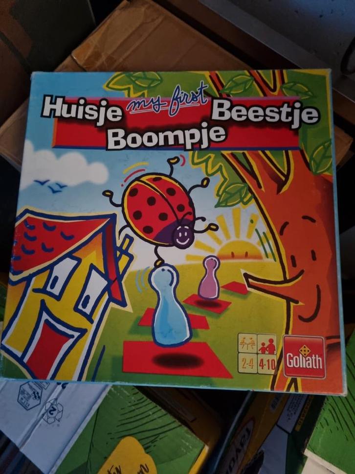 Huisje boompje beestje, Hobby en Vrije tijd, Gezelschapsspellen | Bordspellen, Zo goed als nieuw, Een of twee spelers, Drie of vier spelers