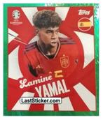 Topps Lamine Yamal parallel groen., Ophalen of Verzenden, Nieuw, Meerdere stickers