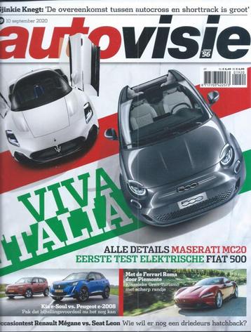 Autovisie 19 2020 : Fiat 500e - Renault Megane Coupe - Seat beschikbaar voor biedingen