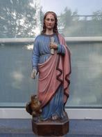 Oud beeld in gips, Antiek en Kunst, Antiek | Religie, Ophalen