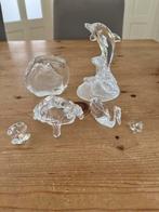 Set kristallen/glazen dieren – 6 figuren, Ophalen of Verzenden