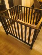 Zwarte in hoogte verstelbare twf box met boxkleed, Ophalen, Zo goed als nieuw, Rechthoekig, Boxkleed