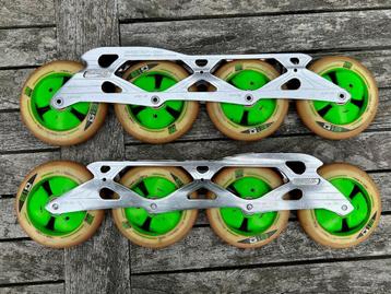 Powerslide DoubleX frame voor inline skates - 4 x 110 mm  beschikbaar voor biedingen