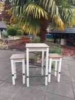 Bartafel met 2 krukken voor binnen!, Huis en Inrichting, 2 krukken, Ophalen, Gebruikt, 60 tot 90 cm