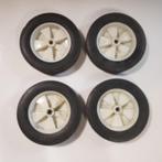 Massief kunststof wielen met rubber band, Doe-het-zelf en Verbouw, Ophalen, Gebruikt