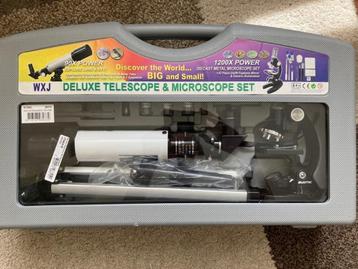 Telescoop en Microscoop set beschikbaar voor biedingen
