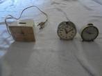 3 oude wekkers, Ophalen, Gebruikt, Analoog