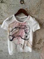 Tshirt Dames ONLY Gr. S Wit Met Roze, Kleding | Dames, Ophalen of Verzenden, Zo goed als nieuw, Wit, Korte mouw