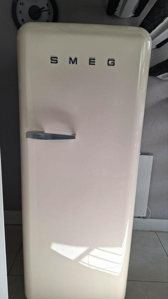 Smeg Koelkast - Retro Stijl, Witgoed en Apparatuur, Koelkasten en IJskasten, Gebruikt, Met vriesvak, 150 tot 200 liter, 140 tot 160 cm