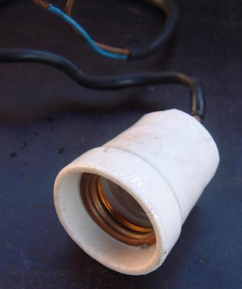 Fitting Ringen E 27 Porselein Fittingringen, Antiek en Kunst, Antiek | Lampen, Ophalen of Verzenden