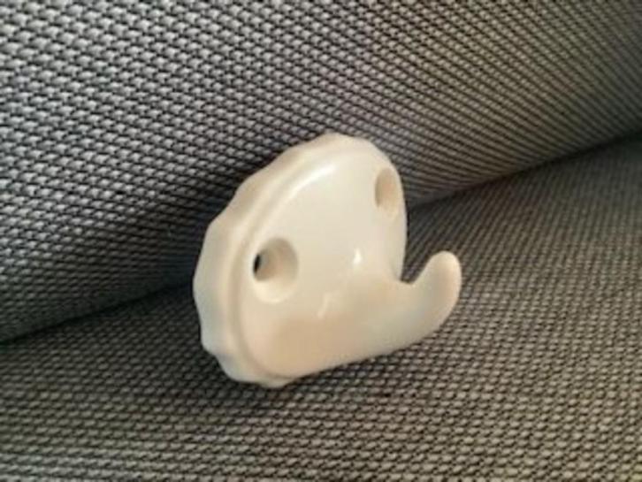 Hadida muurhaak handdoekhaak porseleinen England, Huis en Inrichting, Woonaccessoires | Kapstokken, Nieuw, Wandkapstok, Minder dan 100 cm