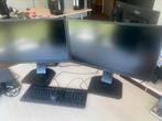 Tekoop 2 x 24 inch iiyama prolite beeldschermen / monitoren, Ophalen, Zo goed als nieuw, 60 Hz of minder, LED