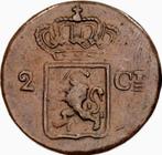 Nederlands-Indië 2 Stuiver 1838 J, Ophalen of Verzenden, Koning Willem I, Overige waardes, Losse munt