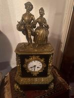 Antieke pendule met figuren, Antiek en Kunst, Antiek | Klokken, Ophalen