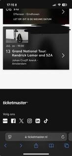 Kendrick Lamar concert tickets, Tickets en Kaartjes, Concerten | R&B en Hiphop, Twee personen, Juli