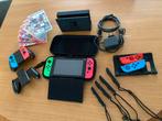 Nintendo Switch + 7 games + Accessoires – Compleet pakket!, Ophalen, Met 2 controllers, Zo goed als nieuw, Switch Original