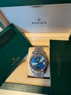 Rolex Datejust 41 Ref126334 Blue Roman - Jubilee, Sieraden, Tassen en Uiterlijk, Horloges | Heren, Ophalen of Verzenden, Zo goed als nieuw