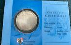 GARANTIE CERTIFICAAT Nederland 10 Euro 2004 Geboortemunt, Zilver, Overige landen, Ophalen of Verzenden, 10 euro