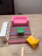barbie meubels kamer, Ophalen of Verzenden, Zo goed als nieuw, Poppenhuis