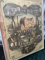 Authentieke heineken brouwerij poster, Ophalen of Verzenden, Zo goed als nieuw