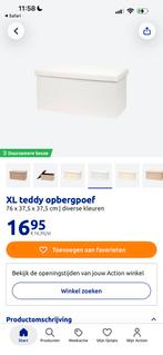 Teddy opbergpoef, Huis en Inrichting, Ophalen, Gebruikt