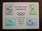 Rwanda 1964 Olympische spelen, Postzegels en Munten, Ophalen of Verzenden, Overige landen, Postfris