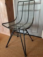 Metalen eettafel stoelen., Ophalen, Twee, Zo goed als nieuw, Metaal