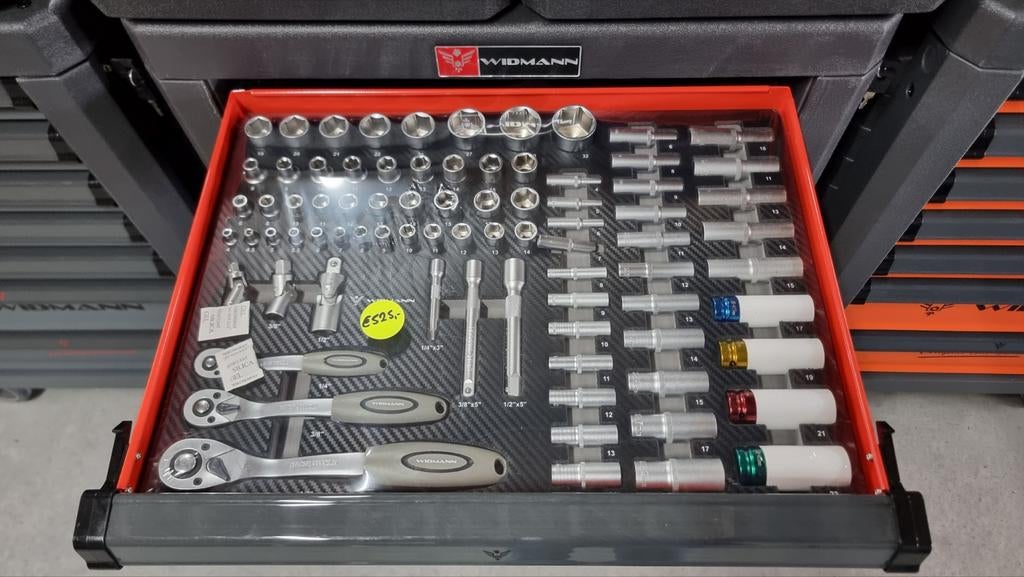 Widmann gereedschapwagen 7 laden waarvan 6 laden vol, Ophalen of Verzenden