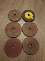 6 slijpschijven van grof tot fijn. Diameter ca 9cm, Doe-het-zelf en Verbouw, Gereedschap | Slijpmachines, Ophalen of Verzenden