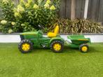 John deere traptrekker trekker met aanhanger groen geel, Ophalen, Gebruikt, Trapvoertuig