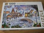 Winterdorp, Ophalen of Verzenden, 500 t/m 1500 stukjes, Zo goed als nieuw, Legpuzzel