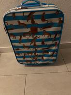 Leuke kinderkoffer met luipaardprint, Hard kunststof, Minder dan 50 cm, Zo goed als nieuw, Minder dan 35 cm