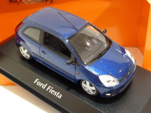 Minichamps Ford Fiesta Mk6 3deurs 2002 Blauw 1:43 940081121, Hobby en Vrije tijd, Modelauto's | 1:43, Nieuw, Auto, MiniChamps
