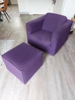 Fauteuil & Hocker / Poef, Huis en Inrichting, Ophalen, Gebruikt, Rechthoekig, 50 tot 75 cm