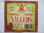 bieretiket Belgie 13-11 (16V) villers, Verzamelen, Biermerken, Ophalen of Verzenden, Gebruikt, Overige typen, Overige merken