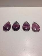 4 hangers van Fluoriet (regenboog ), Verzenden, Nieuw