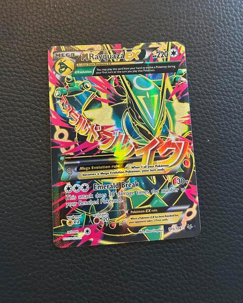 Pokemon - MRayquaza EX, Hobby en Vrije tijd, Verzamelkaartspellen | Pokémon, Nieuw, Losse kaart, Foil, Ophalen of Verzenden
