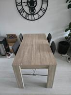 Eettafel met stoelen - 160x80cm, Huis en Inrichting, Tafels | Eettafels, Ophalen of Verzenden