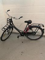 Grijze fiets dames met voordrager - goede staat, Fietsen en Brommers, Fietsen | Dames | Omafietsen, Ophalen, Gebruikt, Handrem