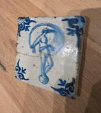 Antieke unieke tegel, Delftsblauw, Ophalen of Verzenden