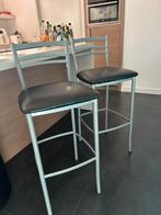 Barkruk, Huis en Inrichting, Barkrukken, 2 krukken, Ophalen, Gebruikt, 60 tot 90 cm