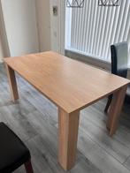Eettafel hout, Huis en Inrichting, Tafels | Eettafels, Ophalen, Gebruikt, 50 tot 100 cm, Vijf personen of meer