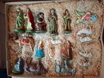 Grote kerstgroep kerststal oude marolin zeldzaam groot kerst, Diversen, Kerst, Ophalen of Verzenden, Gebruikt