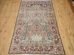Vintage handgeknoopt perzisch tapijt kirman antiek 213x135, Info@SlatsAntiek.nl, 100 tot 150 cm, Perzisch, 200 cm of meer
