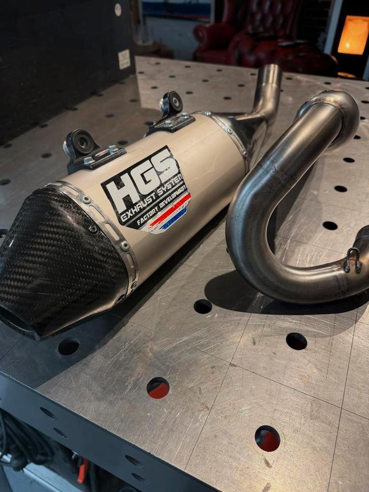 HGS Uitlaat KTM 350 SXF / 250 SXF - Nieuwstaat!, Motoren, Onderdelen | Overige, Gebruikt, Ophalen of Verzenden