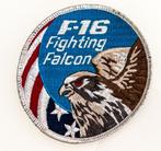 Patch F-16 Fighting Falcon Swirl USA, Verzamelen, Luchtvaart en Vliegtuigspotten, Ophalen of Verzenden, Nieuw, Patch, Badge of Embleem