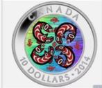Canada - 10 dollar 2014 - First Nations Art - Salmon, Verzenden, Noord-Amerika, Setje, Zilver