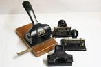 perforator 4 stuks bureau item DRP leitz e.a. duitsland, Antiek en Kunst, Ophalen of Verzenden